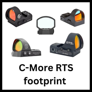 Miras red dot com encaixe C-More RTS