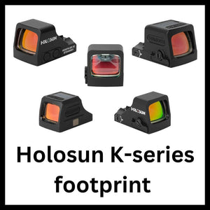 Miras red dot com encaixe Holosun K-series