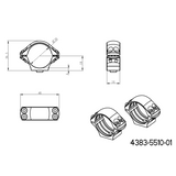 30mm anéis para luneta | base curta Picatinny QD Ergo 