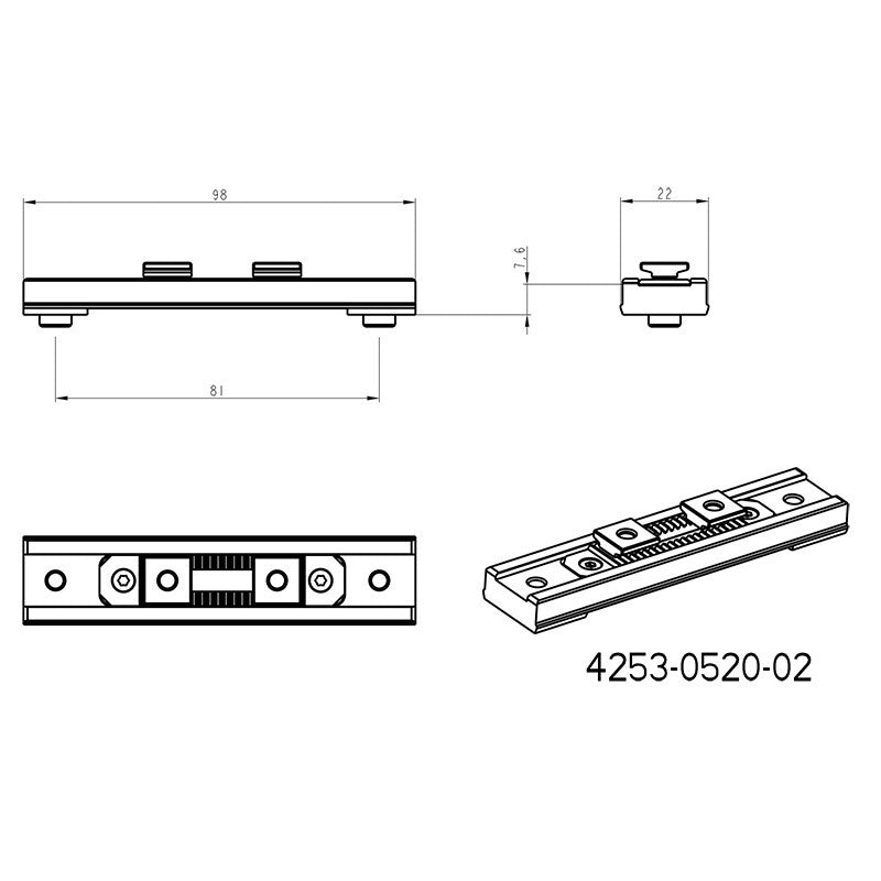 Adaptador para Swarovski Schine | Base Blaser 