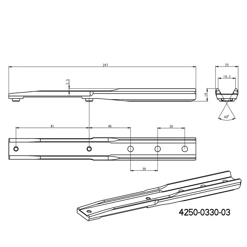 Adaptador para InfiRay Rico RL 42, RH 50 | Base Blaser 