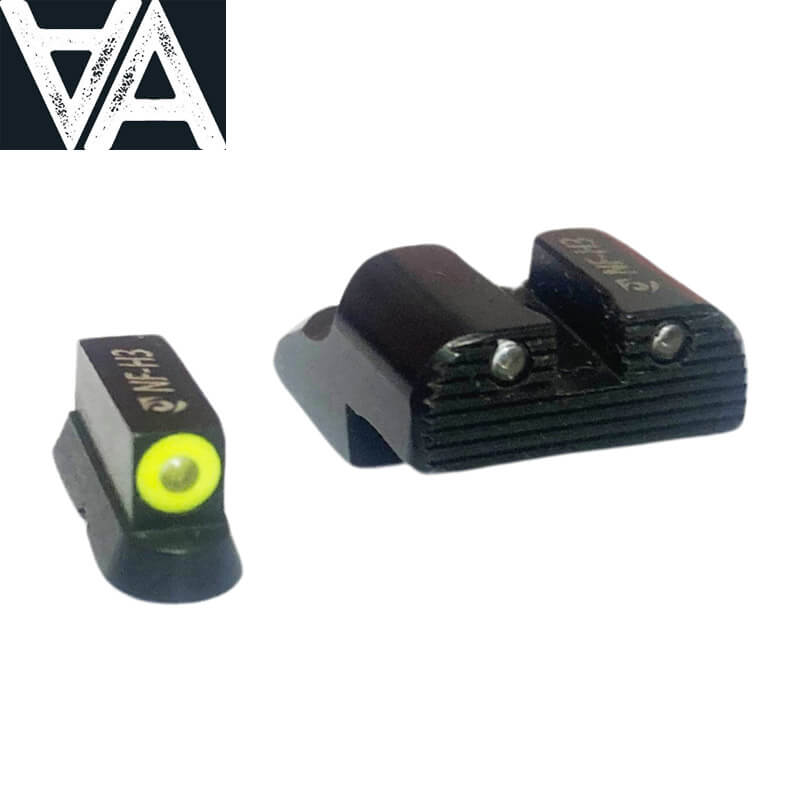 CZ 75B, CZ P-01, CZ 75 SP-01 noite miras com trítio | tipo B 