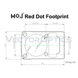 Vector Optics Frenzy 1x22x26 MOS mira red dot 