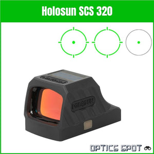 Ótica de pistola Holosun com montagem direta