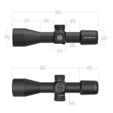 Vector Optics Veyron 10x44 SFP compacto mira telescópica 